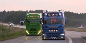 Truck Departures from Trailer Trucking Festival