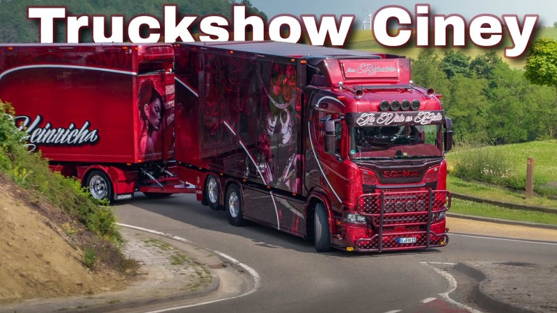 Ciney 2025 Part 1: Scania V8 Open Pipes & Epic Custom European Trucks!