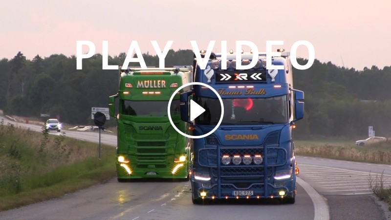 Truck Departures from Trailer Trucking Festival